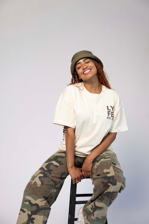 CREAM LYFE TEE