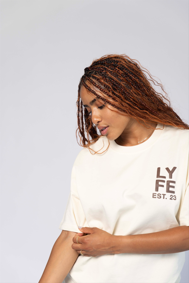 CREAM LYFE TEE
