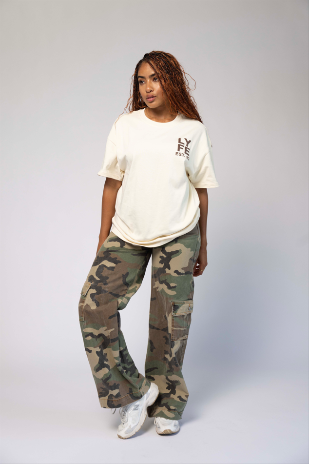 CREAM LYFE TEE
