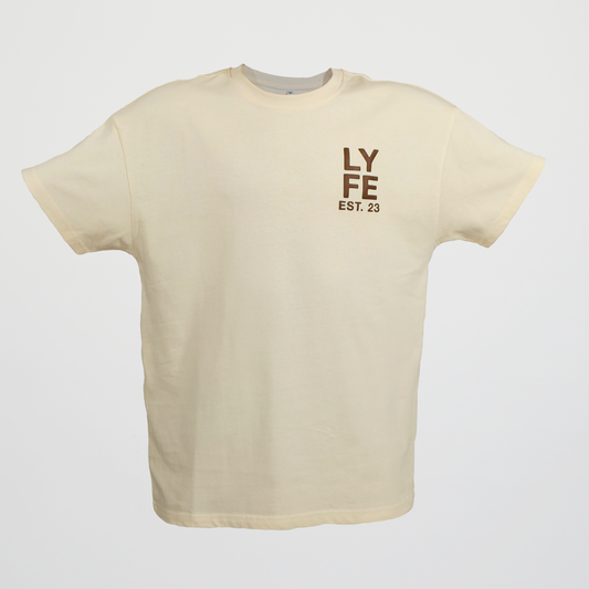 CREAM LYFE TEE