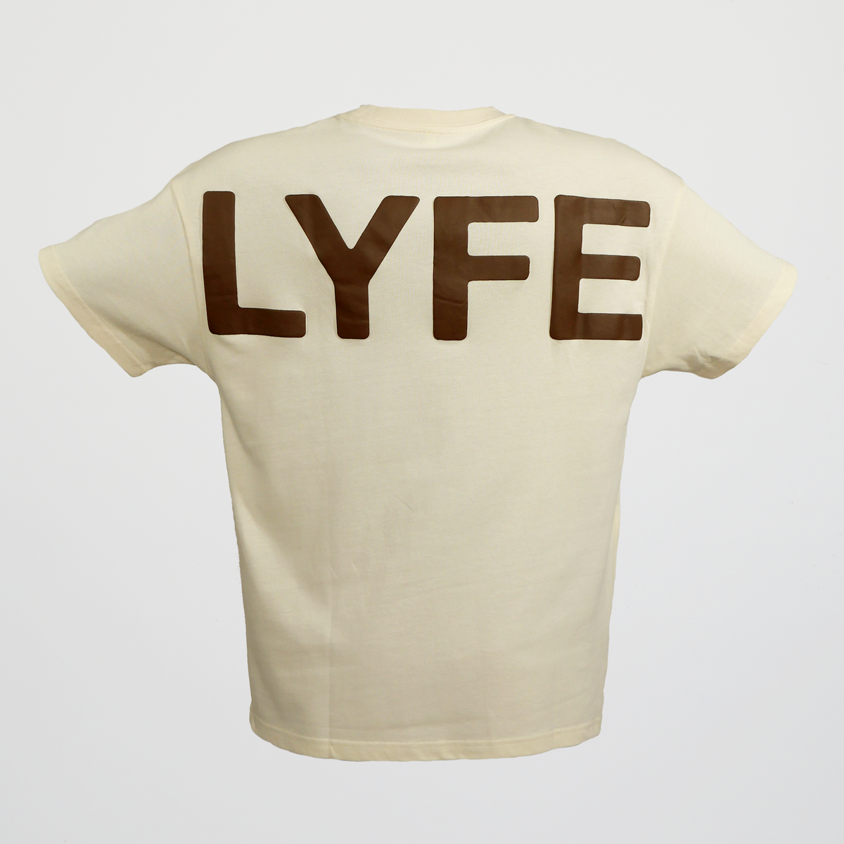 Cream Lyfe Tee Back